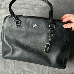 COACH black laptop, medium size bag